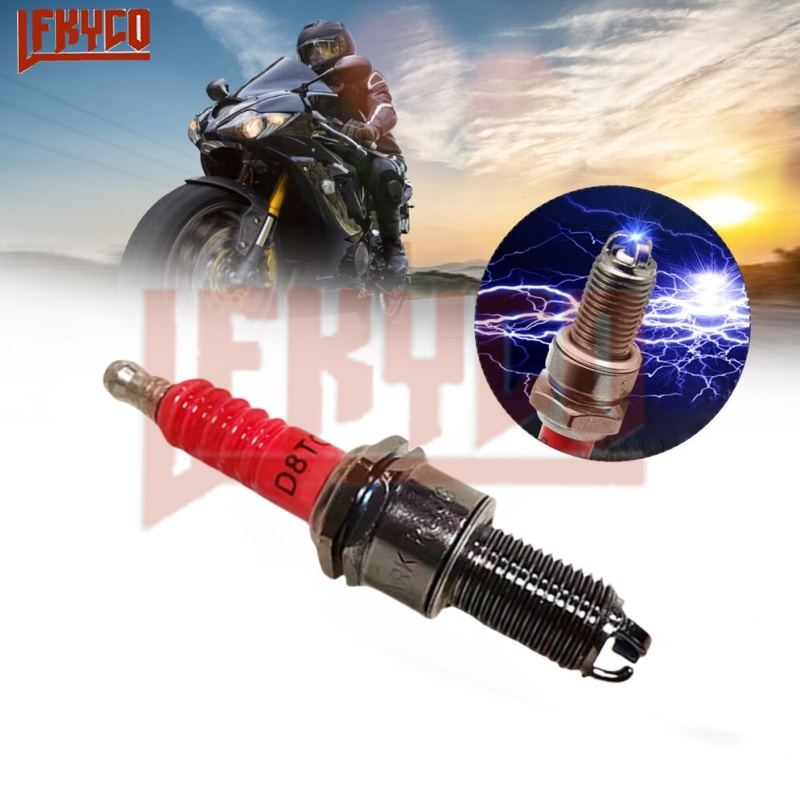 1/2/3/4PCS 3 Electrodes D8TC S - Motorcycle Spark Plug review and price