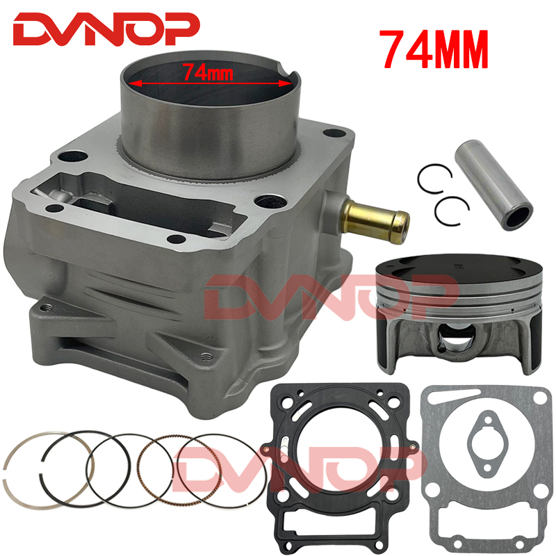Motorcycle 74mm Bore Cylinder  - Motorcycle Engine Kit review and price